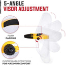 Clear Face Shield Angle Visor Adjustment