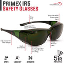 primex ir5 safety glasses