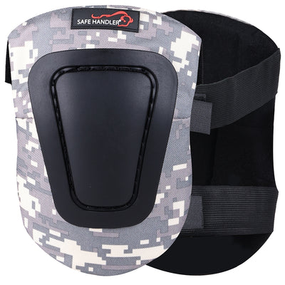 Multi-Purpose Camouflage Foam Knee Pads for Indoor & Outdoor Work with Adjustable Straps