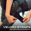 Adjustable velcro strap knee pads