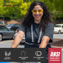 Meets with ANSI Standard Keystone Full Color Safety glasses