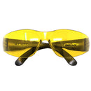 Yellow  crystal color safety glasses