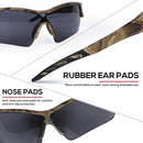 windproof Camojax safety glasses