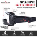 SplashPro Anti-Fog, UV400 Safety Goggles