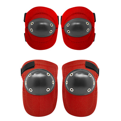 Tough Cap Knee Pads and Elbow Pads – Foam Padding Protective Gear with Adjustable Straps, Durable Comfort for Work, Gardening, Flooring, Cleaning, Skating & More