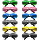Clear Lens Black Temple Safety  Glasses