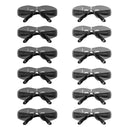 Keystone Color Lens Black Temple Safety Glasses, High Impact Lens
