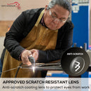 Hyline Clear Lens Clear Temple Safety Glasses With Anti Fog-Scratch - View 3