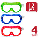 BISON LIFE Spectra Kids Safety Goggles, Red, Green & Blue Colors