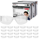 12 Pair safety Glasses with clear lenses