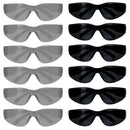 Gray Black Safety Glasses