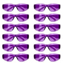 Kristal Colored Safety Glasses, Polycarbonate Lens, Anti-Scratch