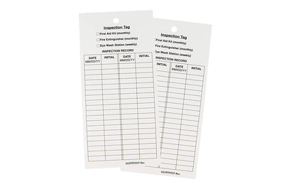 Fire Extinguisher Inspection Tags, Monthly Maintenance Inspection Tags