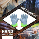 SAFE HANDLER Reflect Pro Rigger Gloves Reflective Grey/Yellow - View 4