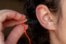 SAFE HANDLER CovertX Black Ear Plugs With Red Cord - View 3