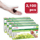 Disposable Food Handling Long Cuff Poly Gloves, 0.9g. 11.5" OSFM