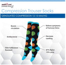 ZAYAAN HEALTH Polkadot Compression Socks For Anti-Fatigue And Comfort - View 2