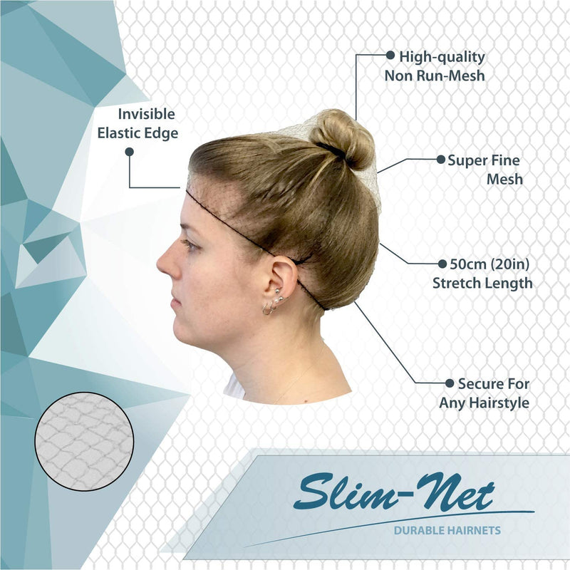 POPULAR LIFE Slim-Net Durable & Invisible Mesh Hair Nets - View 2