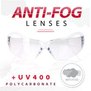 Hyline Clear Lens Clear Temple Safety Glasses With Anti Fog-Scratch - View 2