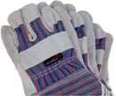 SAFE HANDLER Economy Work Multi-Colored Leather Gloves - View 6