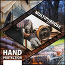 SAFE HANDLER Economy Work Multi-Colored Leather Gloves - View 3
