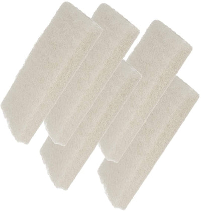 10 x 4.625 x 1 inch White Light Duty Non-Scratch Scrub Pad for Delicate Cleaning