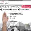 Travel Kit for Adult - Set of 6 Reusable Pleated/Center Seam Mask, Disposable-10 Face Shield, 50Pcs -3 Ply Face Mask & 50 Long Cuff Poly Gloves