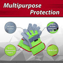 SAFE HANDLER Reflect Pro Rigger Gloves Reflective Grey/Yellow - View 3
