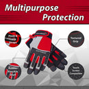 SAFE HANDLER Dual Tact Tech Gloves Blue/Red/Light Grey Large/X-Large