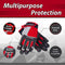 SAFE HANDLER Dual Tact Tech Gloves Blue/Red/Light Grey Large/X-Large