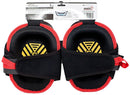 Black/Red Adjustable & Extra LongGel Knee Pads With Memory Foam For Heavy Duty - View 7