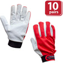 SAFE HANDLER ECO Assembly Gloves With Stretch Fabric Red/Black/Gray - View 6