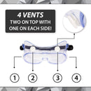 SAFE HANDLER Spectra Fits Over Safety Glasses With Ventilated Impact Protection - View 3
