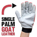 SAFE HANDLER ECO Assembly Gloves With Stretch Fabric Red/Black/Gray - View 4
