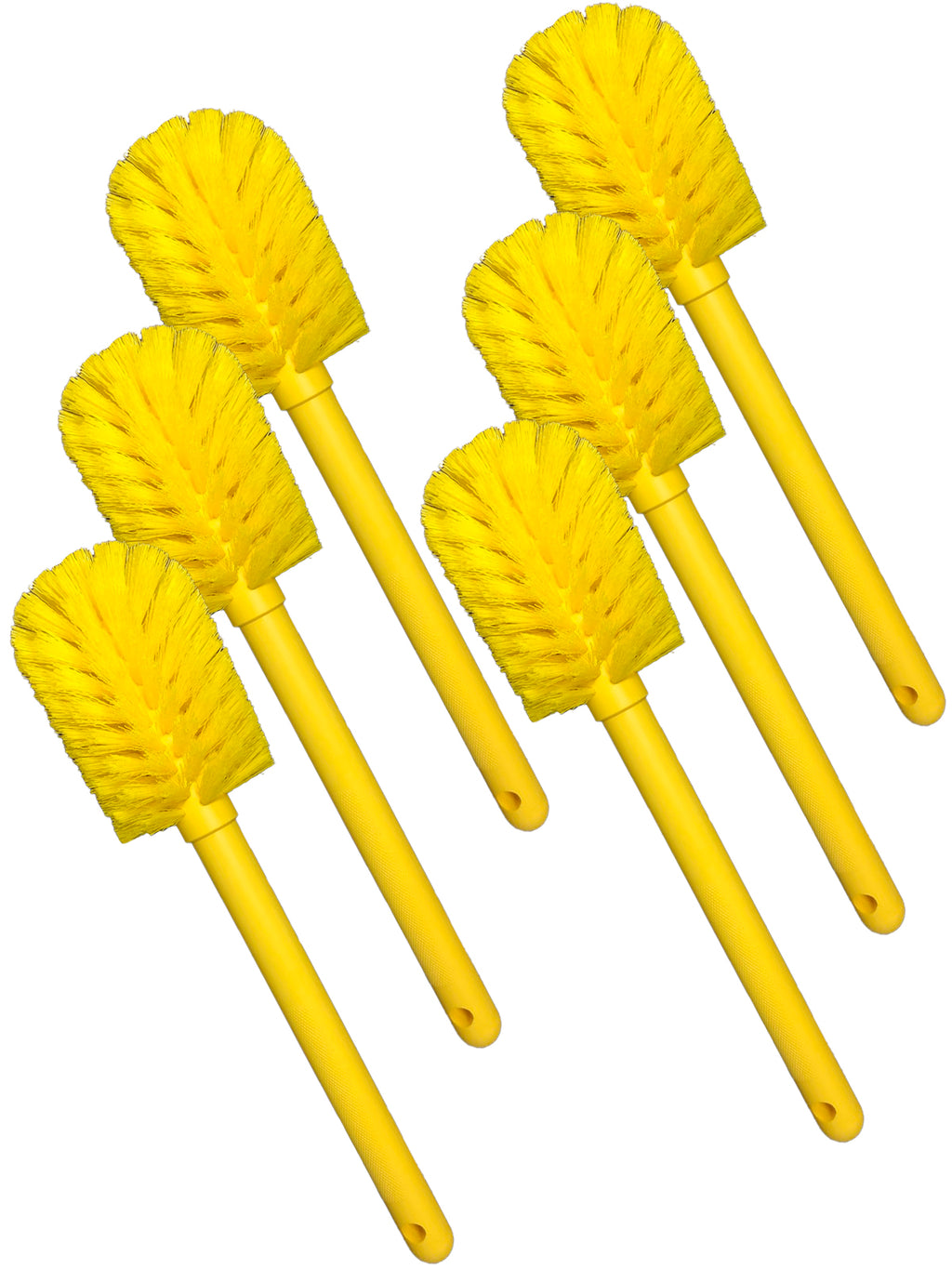 KLEEN HANDLER Yellow, Goblet Cleaning Bottle Brush, Durable Bristles and  Long Handle, 3-Pack BLKH-CB11-Y-3 - The Home Depot