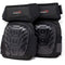 Black Crystal Gel Knee Pads With Heavy Duty Foam Padding & Adjustable Fix Clips - View 1