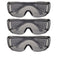 Diamont Vented Over Clear Safety Glasses, ANSI Z87.1, Anti-Scratch