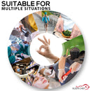 Multi-Purpose Disposable Vinyl Food Preparation Gloves With Latex-free Material Large