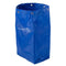 Janitorial Cart Replacement Bag, Commercial Cleaning Cart Bag, Blue