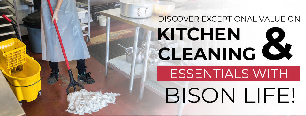 Discover Exceptional Value on Kitchen and Cleaning Essentials with Bison Life