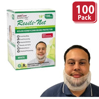 Bison Life Resili Net Disposable Beard Guard – Polypropylene Cover for Food Service & Hygiene