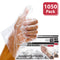 Disposable Food Handling Long Cuff Poly Gloves, 0.65g. 11.5" OSFM