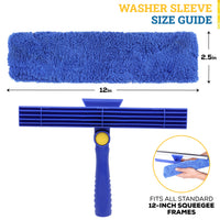 microfiber squeegee sleeves for commercial window cleaning