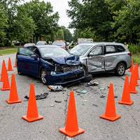 Bison Life 28" Orange PVC Traffic Safety Cone – High Visibility Construction & Road Safety Cone