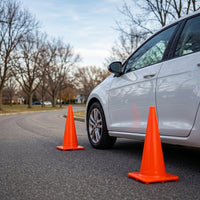 Bison Life 28" Orange PVC Traffic Safety Cone – High Visibility Construction & Road Safety Cone