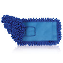 Microfiber Dust Mop Washable Commercial Mop Head Replacement, Blue