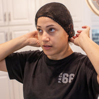 Bison Life Arya Net Elastic Edge Hair Nets – Black Invisible Nylon Mesh for Adults & Youth