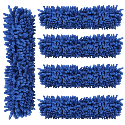 Bison Life Chenille Window Squeegee Sleeves 5-Pack – Reusable Washable Glass Cleaning Refill