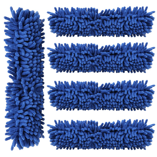 Bison Life Chenille Window Squeegee Sleeves 5-Pack – Reusable Washable Glass Cleaning Refill