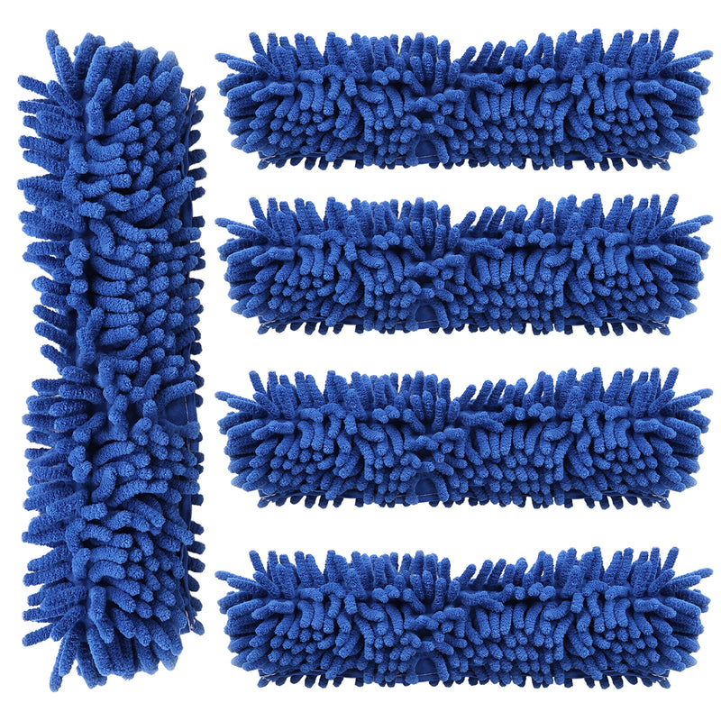 Bison Life Chenille Window Squeegee Sleeves 5-Pack – Reusable Washable Glass Cleaning Refill